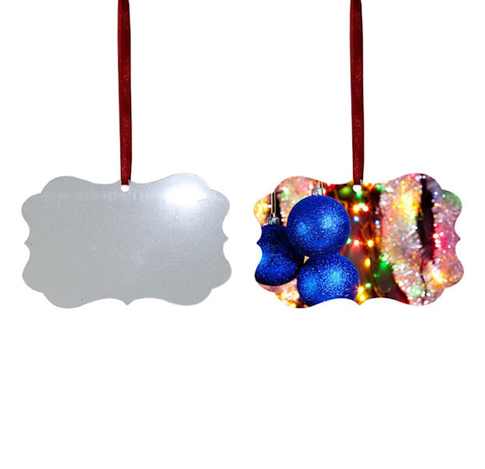 Aluminum Benelux Ornament - for Sublimation