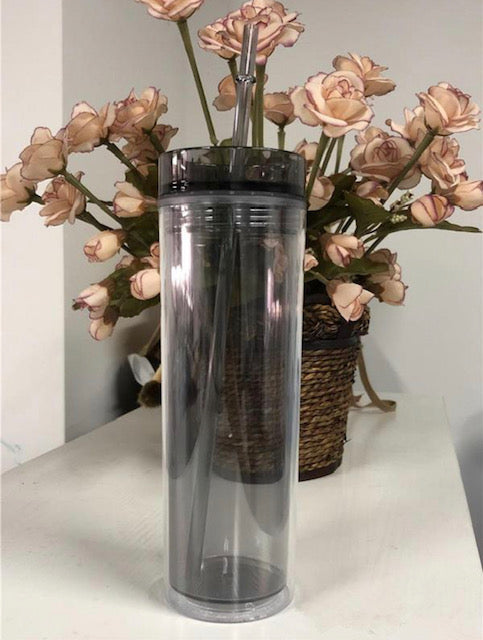 16OZ Acrylic Tumbler W/ Straw - Colours