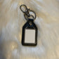 Black Rectangle PU Keychain - for Sublimation