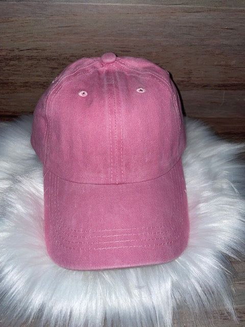 Distressed Adjustable Baseball Cap