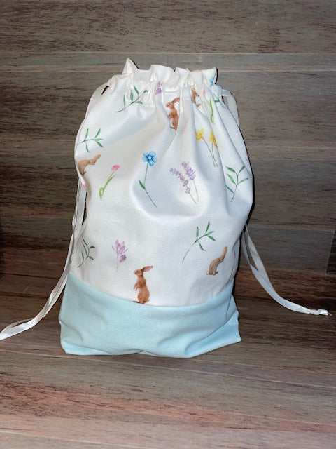 Easter Drawstring Bunny Bag