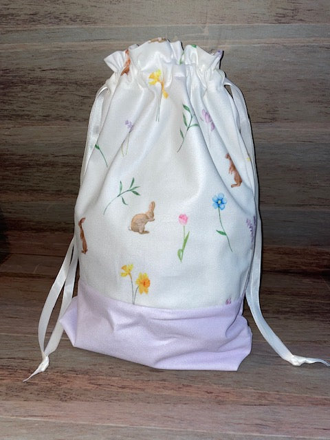 Easter Drawstring Bunny Bag