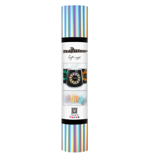 TECKWRAP Holographic Rainbow Shine Adhesive Vinyl