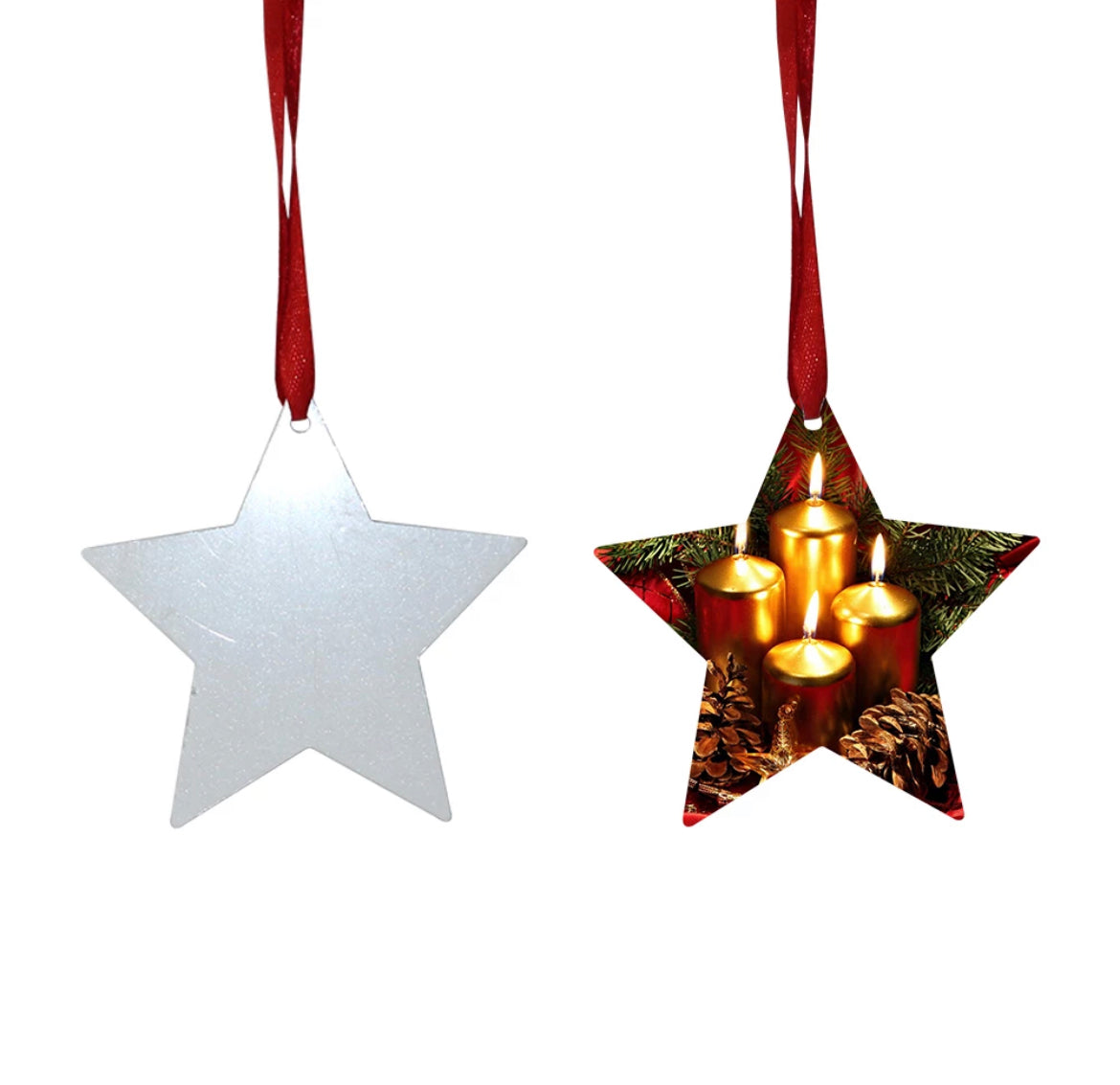 Aluminum Star Ornament - for Sublimation