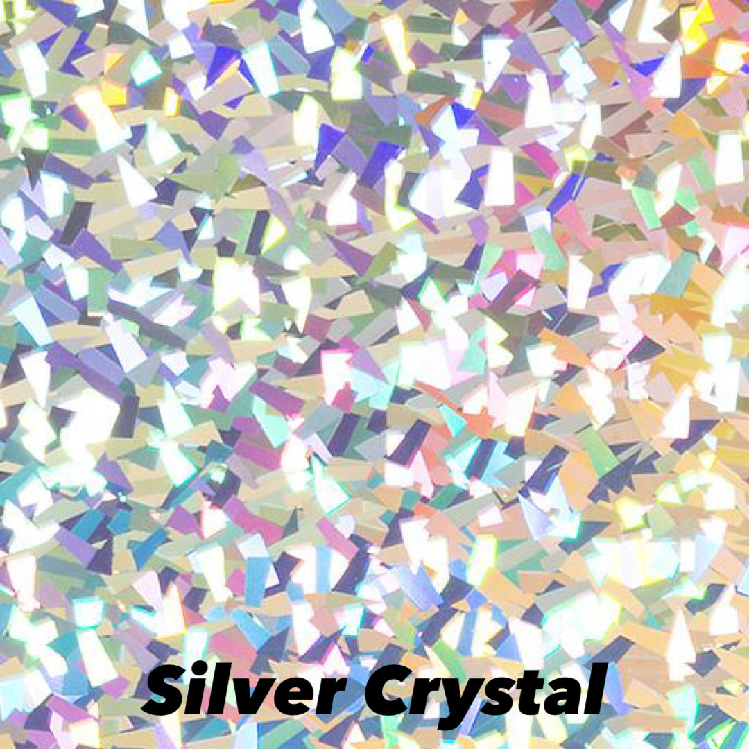 Silver Crystal Holographic Vinyl, 12x12 Indonesia